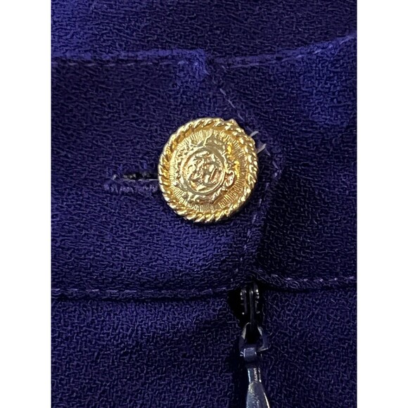 JH Collectibles Skirt Womens Purple Wool Lined Maxi Front Slit Made in USA - Picture 9 of 13